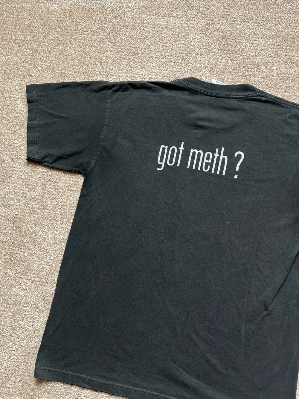 VTG 90s The Crystal Method "Got Meth?" Faded Black Electronic Band Tee - Picture 7 of 8